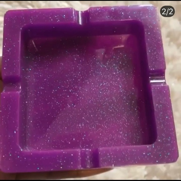 ❌SOLD❌💜CUSTOM ASHTRAY💜 - Picture 2 of 2